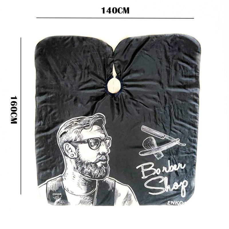 Black Hairdressing Cloth Haircut Hairdressing Barber Cloth Hair Styling Design