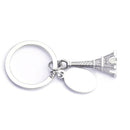 1x Zinc Alloy Eiffel Tower French Souvenir Paris Keychain Keyring  Chain Ring 3c