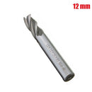5Pcs/Set Straight Shank End Mill Cutter 4 Flute Hss Drill Bit 4/6/8/10/12Mm