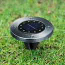 12 LED Solar Buried Light Path Way Waterproof Underground Lamp(1pc/White)
