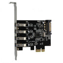 4-Port SuperSpeed USB 3.0 PCI 15-pin SATA Power Connector Express Controlle