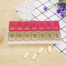 14 Grids Weekly Pill Box Plastic Medicine Dispenser Case Storage Container