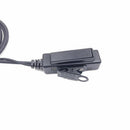 2 Pin G Shape Ear Piece Headphone w/ Micophone Fit for BaoFeng 2-Way Radio
