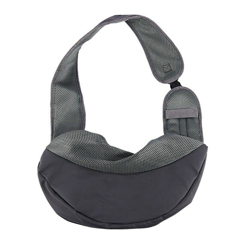 Pet Dog Cat Puppy Carry Travel Tote Shoulder Bag Purse Sling Backpack blue  O4N5