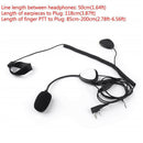 2-Pin Bike Motorbike Walkie Talkie Headset Suit For  Two-Way Radios