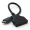 HDMI Male To Dual Twin HDMI Female 1 to 2 Way Splitter Adapter Cable For YNJ