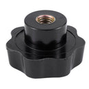 2 Pcs M10 Female Thread Nuts 50mm Plastic Star Head Clamping Knob Grip