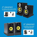 5" Studio Monitor Isolation Pad Speakers Shock-proof High Intensity Sponage Pad