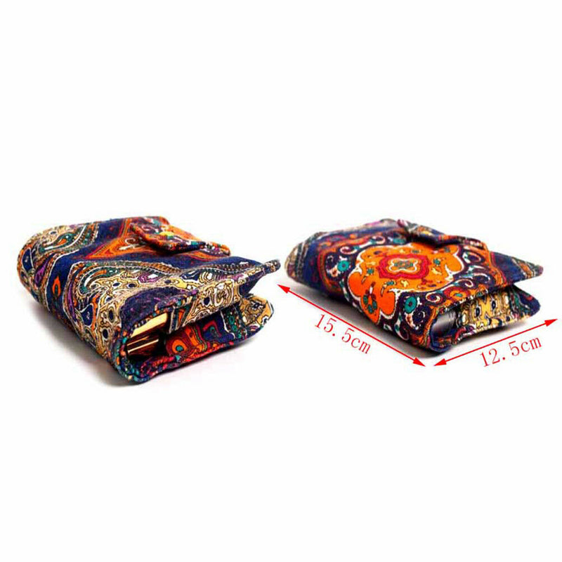 10ml 6 Roller Essential Oil Diffuser Carrying Case Tote Aromatherapy Canvas Bag-