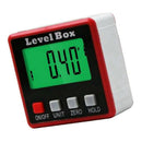Mini Lcd Digital Inclinometer Protractor Bevel Angle Gauge Magnet Base Grac