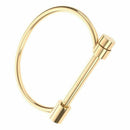Fashion Shackle Screw Cuff Bracelet Stainless Steel Bracelets & Bangles Gol U2W9