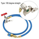 R134A Refrigerant Recharge Hose Gas Can Fitting Pipe Can Tap for R502 R-12