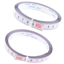 2Pcs/Set Durable Miter Saw Track Tape Measure Backing Metric Steel Ruler 300cm,