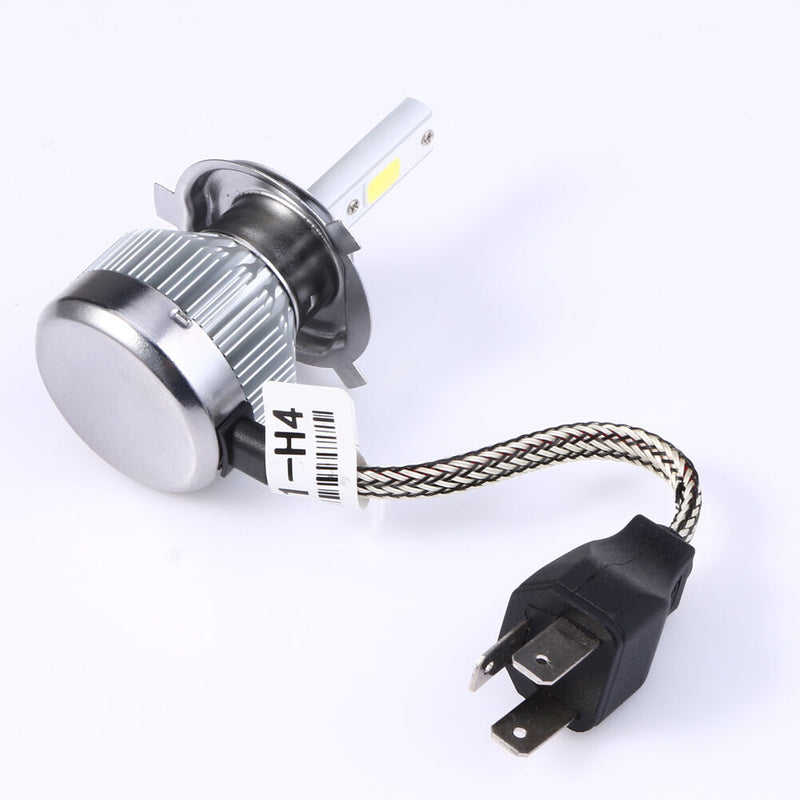 H4 LED Light Headlight Vehicle Car Hi/Lo Beam Bulb Kit 6000k 60W 6000LM White