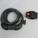 5 Digit Combination Bike Bicycle Cycling Security Code Lock Cable 1200x20mm