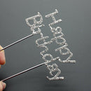 Birthday Cake Topper "Happy Birthday" Letters Design Anniversary Party Supplies