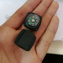 24PC MINI COMPASS SURVIVAL POCKET LIQUID FILLED HIKING CAMPING WATCHBAND U8K1