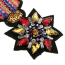 Embroidered Sew/Iron On Patch Badge Transfer Bag Clothes Rhinestone Applique