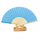 2 Pieces Set Bamboo Classic Folding Fans Retro Fan Weddding Favors
