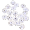20Pcs DIY Plastic Bobbin Spool For Singer Household Sewing Machine 25 x 11mm