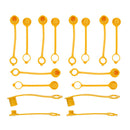 8 Pairs Dust Cap Plug Cover 3/8inch Quick Disconnect Connect for Propane and