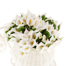 Pack 144 Real Touch Artificial Flower Calla Lily Wedding Home Decor White