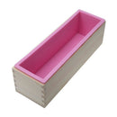1200G Diy Soap Wooden Soap Mold Box Silicone Liner Rectangular Loaf Swirl S W6V3