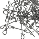 Pack of 100 Pieces Fishing Fastach Clips Fishing Snaps Clips Swivels Tackle