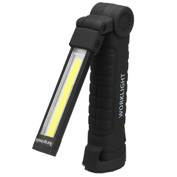 Flip Rechargeable COB LED Magnetic Flashlight / Work Light - Light Torch 3 Modes