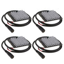 4pcs 48 LEDs 940nm Infrared IR Illuminator Board Module 12V for Camera