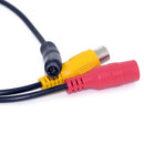 Car Video Cable RCA-4PIN For Car Rear View Camera Connect Car Monitor DVD 3C