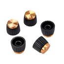 5 Piece Guitar Knob Regulator Button Bass Volume Control For Electric Guitar And