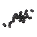 20pcs Bicycle Tire Valve Caps Black Universal Stem Covers for Cars Bike Trucks