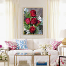 5D DIY Full Round Drill Diamond Painting Flower Cross Stitch Set (D285)