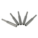 Socket Bits Adapter Drill Nut Driver Power Extension Bar 1/4'' Shank 6mm High