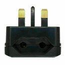 European Euro EU 2Pin to UK 3Pin Plug Adapterwer Socket Converter-uk Travel Z9D3