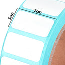 Waterproof Adhesive Thermal Paper Label Blank Print Stickers (5000pcs/Roll) A