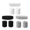 9x Fitness Gym Exercise Basketball Sweatband Set Lightweight Wristband Headband