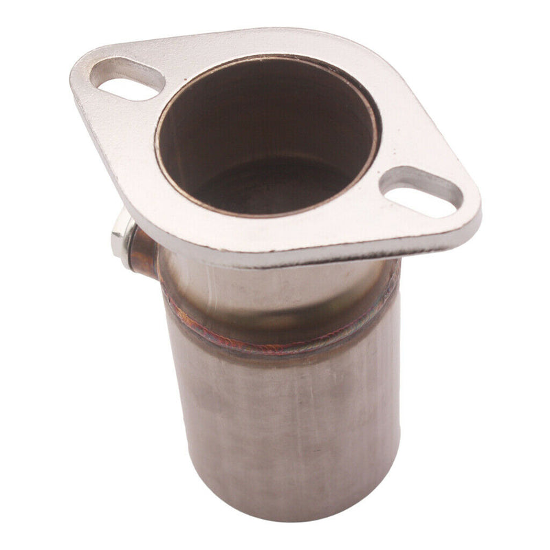 3" Stainless Pipe To 2.5" 2  Flange Reducer Downpipe Exhaust