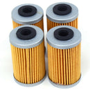 Motorcycle 4Pcs Engine Oil Filter Machine Filter For Excf Sxf Xcf Xcfw Exc