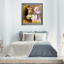 5D DIY Full Drill Diamond Painting Wolf and Dream Catcher Embroidery Kit
