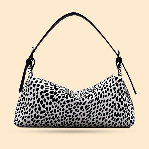 Retro Animal Print Messenger Bag Women Portable Shoulder Handbag (4 Dots)