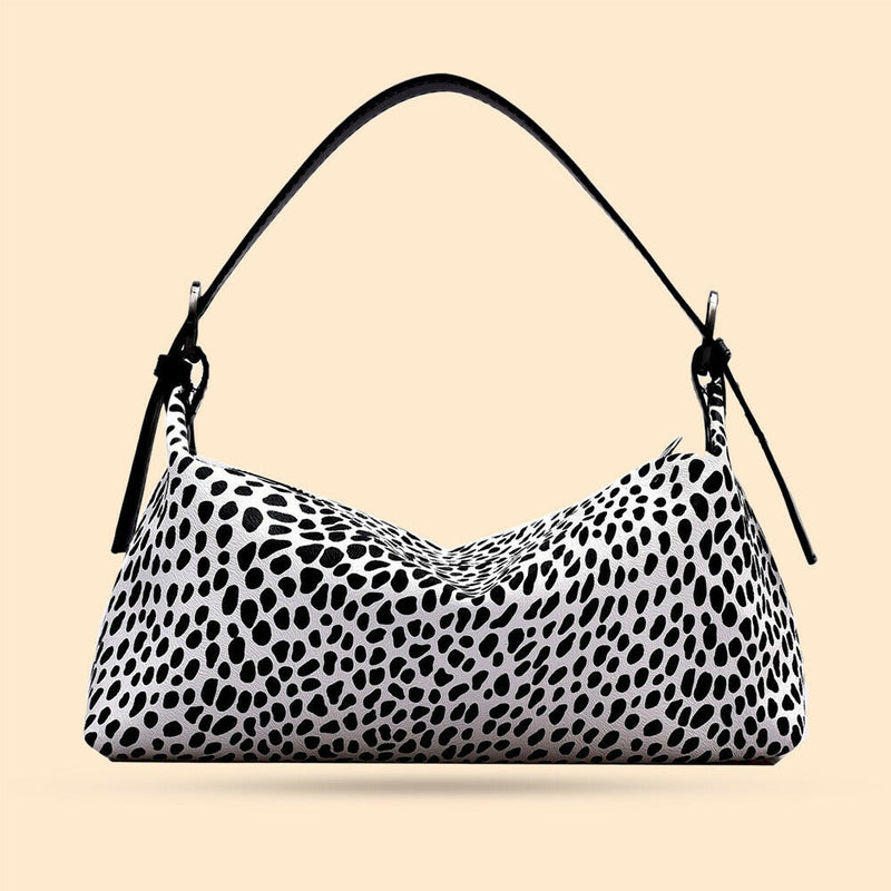 Retro Animal Print Messenger Bag Women Portable Shoulder Handbag (4 Dots)