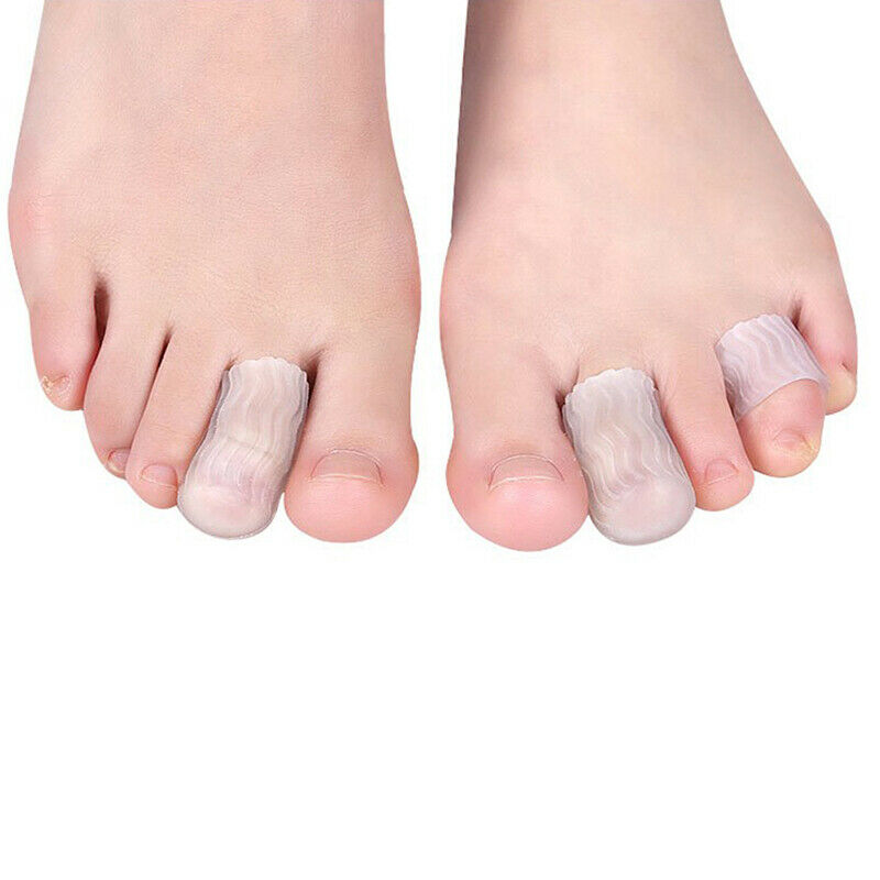1Pair Silicone Finger Toe Protector Separator Foot Remover Pain Relief Care T Gw