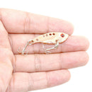 Hot Lot 4pcs Metal Sequin Fishing Lures Bass Spoon Crank Bait Tackle Hook New