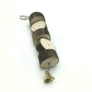 1Set/7pcs Parrots Bite Toys Parrots Birds Wooden Stand Toys Large Birds Finches