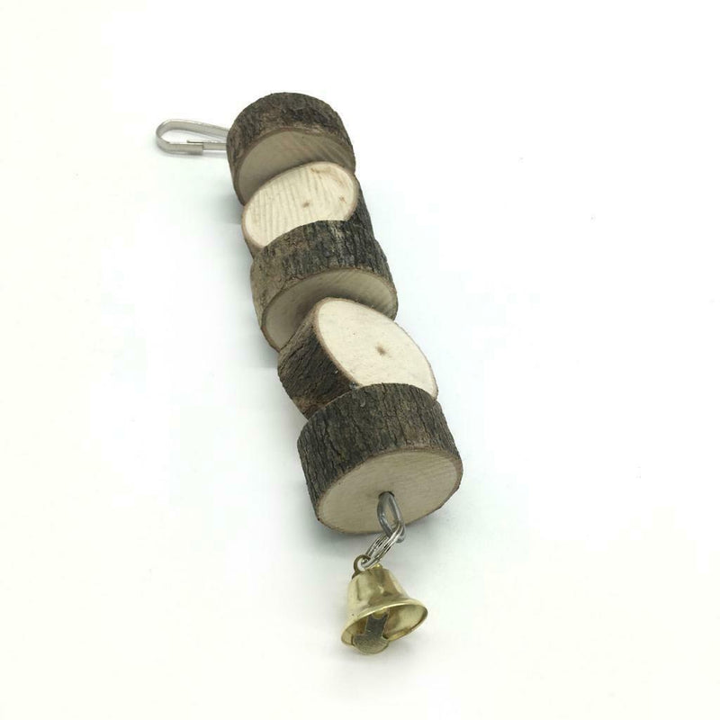 1Set/7pcs Parrots Bite Toys Parrots Birds Wooden Stand Toys Large Birds Finches