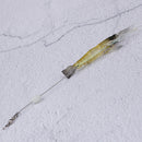 2Pcs soft lure 9cm/6g fishing artificial bait with glow hook swivels M&O