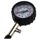 Tire gauge air gauge Glance check possible 0-100P with hose black