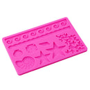 Cute Ocean World Silicone Mould Cake Decoration Embosser Fondant Chocolate